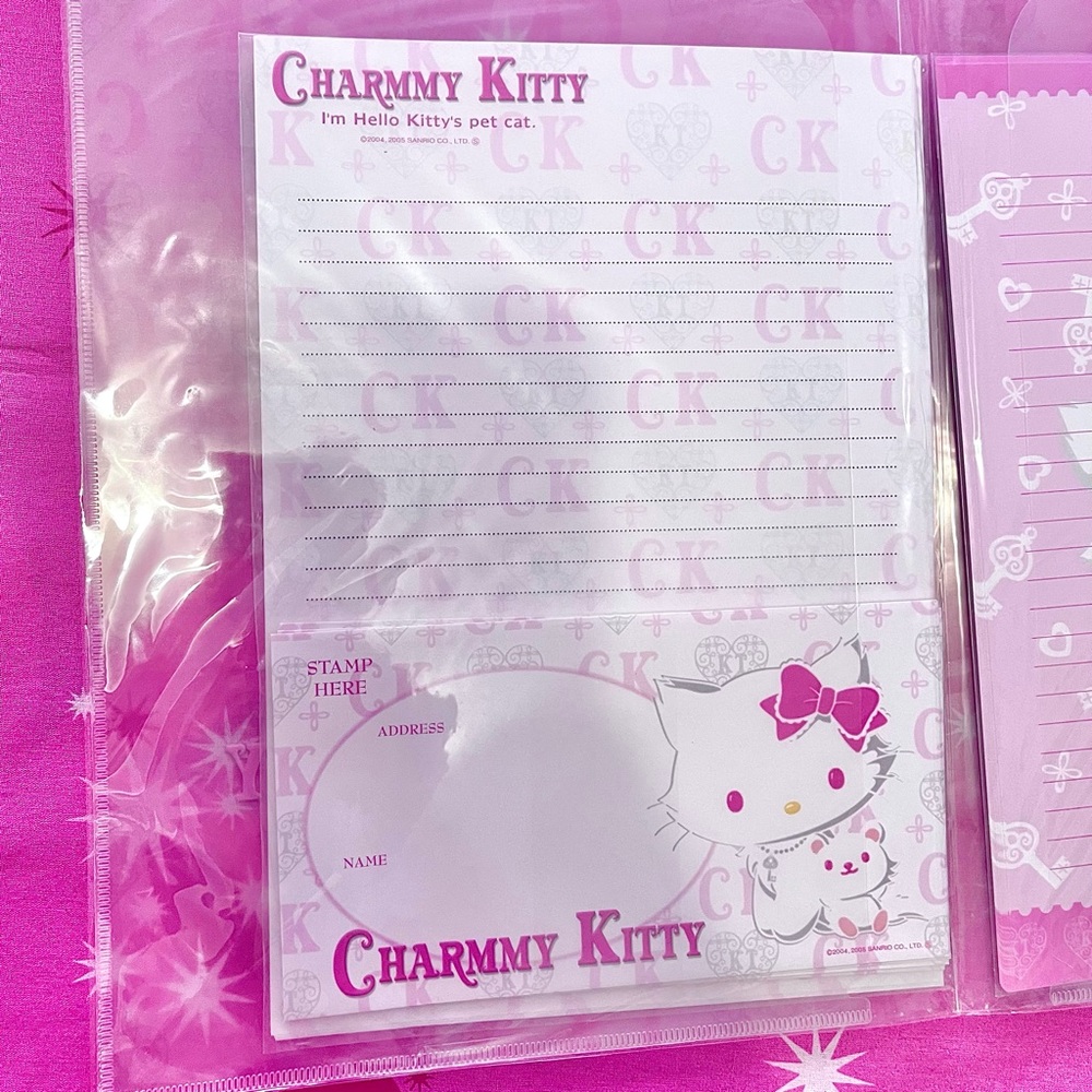 Hello Kitty Charmmy Letter Set + File Folder - Picture 2 of 4